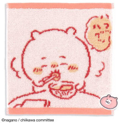 Japan Chiikawa Mini Towel Handkerchief - Chiikawa / Noodle Pink