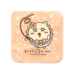 Japan Chiikawa Mini Towel Handkerchief - Shisa / Super Magical Chiikawa Happy