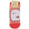 Japan San-X Socks - Sumikko Gurashi / Shirokuma Pink - 2