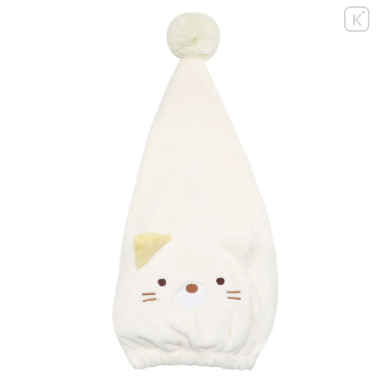 Japan San-X Quick Dry Towel Hair Cap - Sumikko Gurashi / Neko B - 1