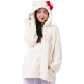 Japan Sanrio Costume Warm Hoodie with Tail - Hello Kitty - 1