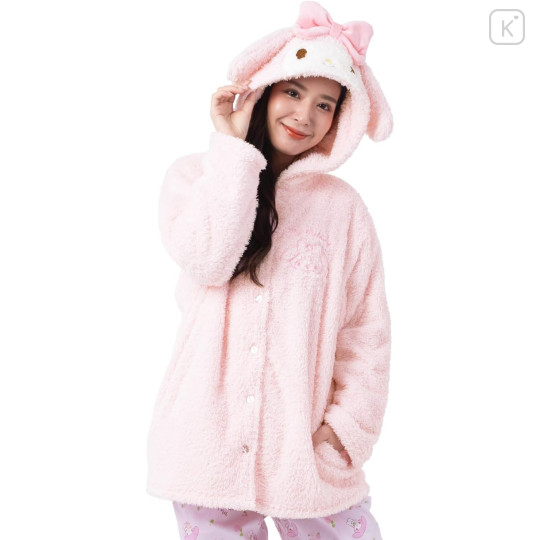 Japan Sanrio Costume Warm Hoodie with Tail - My Melody - 1