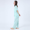 Japan Sanrio Short Sleeve Shirt Pajamas (M) - Hangyodon / Mint - 2