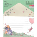 Japan Disney Mini Letter Set - Eeyore & Piglet & Pooh / Hug - 1