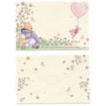 Japan Disney Mini Letter Set - Eeyore & Piglet & Pooh / Hug - 2