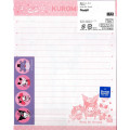 Japan Sanrio Stationery Letter Set - Kuromi & My Melody & My Sweet Piano / Queen Afternoon Tea Pink - 2