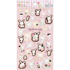 Japan Sanrio Gold Accent Sticker - Wish Me Mell / Flower Perfume