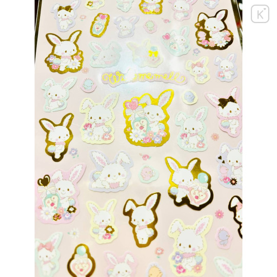 Japan Sanrio Gold Accent Sticker - Wish Me Mell / Flower Perfume - 2