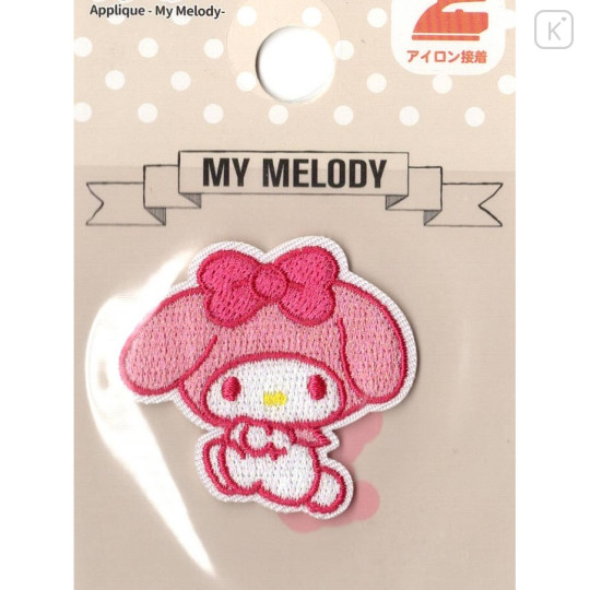 Japan Sanrio Wappen Iron-on Applique Patch - My Melody / Pink - 1