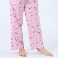 Japan Sanrio Short Sleeve T-shirt Pajamas (L) - Hello Kitty / White & Pink - 7