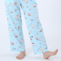 Japan Sanrio Short Sleeve T-shirt Pajamas (M) - Cinnamoroll / White & Mint - 7