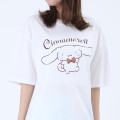 Japan Sanrio Short Sleeve T-shirt Pajamas (L) - Cinnamoroll / White & Mint - 5