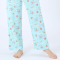 Japan Sanrio Short Sleeve T-shirt Pajamas (L) - Hangyodon / White & Mint - 7