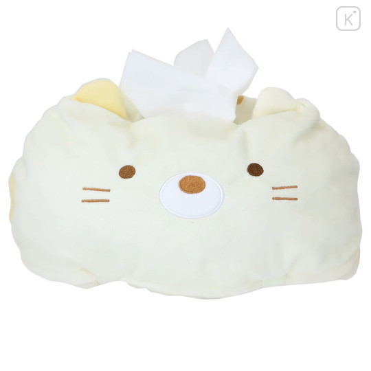 Japan San-X Tissue Box Cover Plush - Sumikko Gurashi / Neko - 1