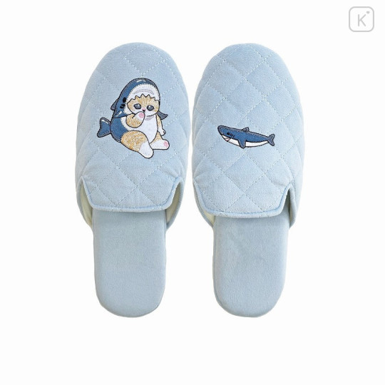 Japan Mofusand Room Slippers - Shark Cat Nyan / Blue - 1