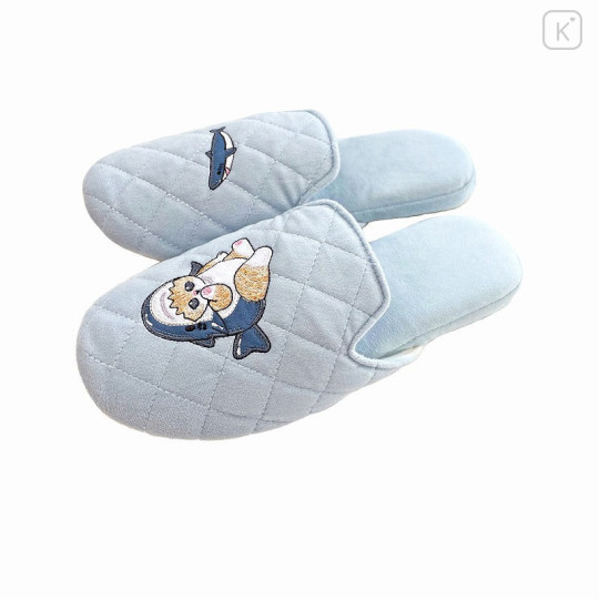 Japan Mofusand Room Slippers - Shark Cat Nyan / Blue - 7