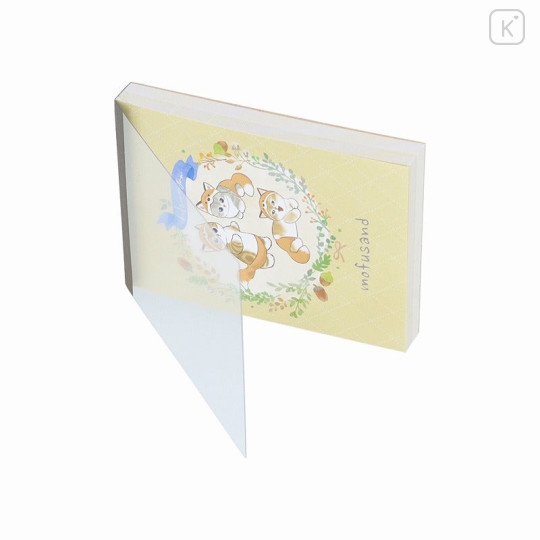 Japan Mofusand Mini Notepad - Fox Cat / Nyan Autumn - 4