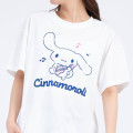 Japan Sanrio Short Sleeve T-shirt Pajamas (M) - Cinnamoroll / White & White - 2