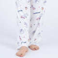 Japan Sanrio Short Sleeve T-shirt Pajamas (M) - Cinnamoroll / White & White - 3