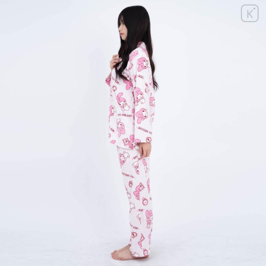 Japan Sanrio Warm Shirt Pajamas (M) - My Melody / Pink - 3