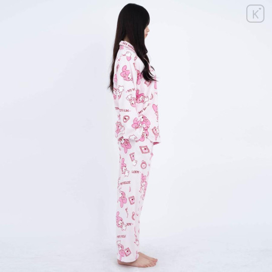 Japan Sanrio Warm Shirt Pajamas (M) - My Melody / Pink - 5