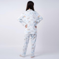 Japan Sanrio Warm Shirt Pajamas (M) - Cinnamoroll / Blue - 3