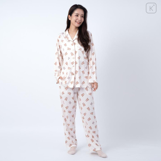 Japan San-X Shirt Pajamas (M) - Rilakkuma : Creamy White - 1