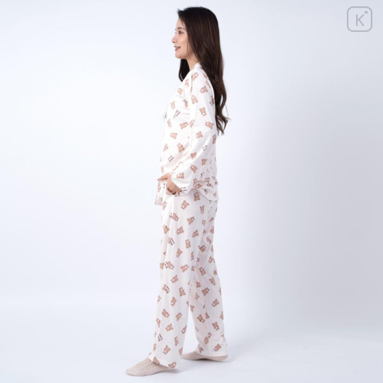 Japan San-X Shirt Pajamas (M) - Rilakkuma : Creamy White - 2