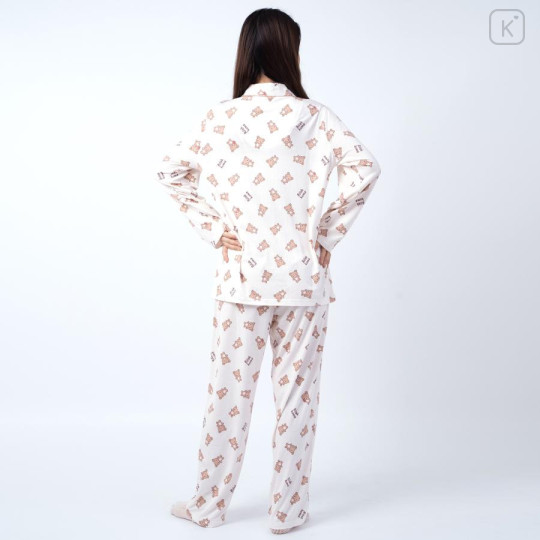 Japan San-X Shirt Pajamas (M) - Rilakkuma : Creamy White - 3