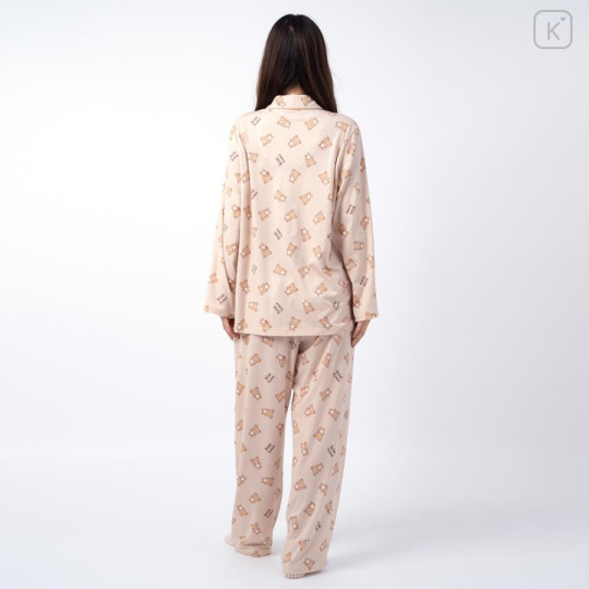 Japan San-X Shirt Pajamas (M) - Rilakkuma / Beige - 3