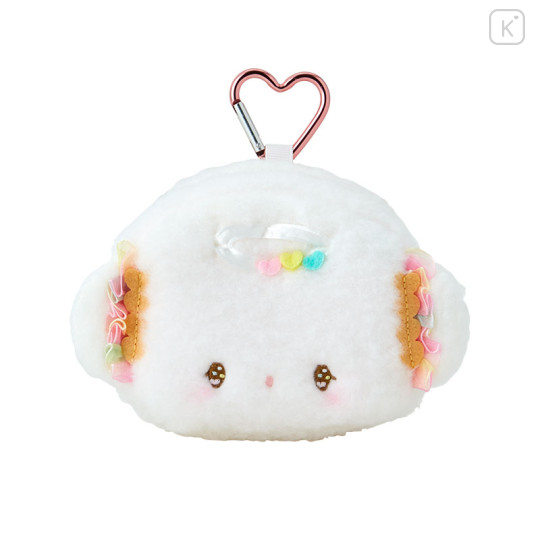 Japan Sanrio Original Face-shiped Mini Pouch - Cogimyun / Angel Play Party - 1