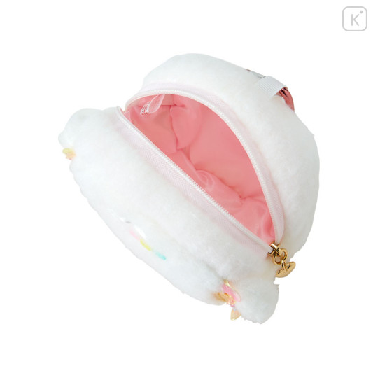 Japan Sanrio Original Face-shaped Mini Pouch - Cogimyun : Angel Play Party - 3