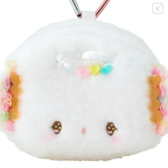 Japan Sanrio Original Face-shiped Mini Pouch - Cogimyun / Angel Play Party - 4