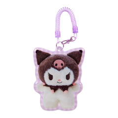 Japan Sanrio Original Character-shaped Pass Case - Kuromi / Pitatto Friends Photo