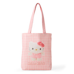 Japan Sanrio Original Tote Bag - Hello Kitty / Pitatto Friends Photo