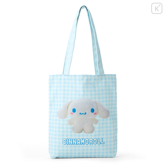 Japan Sanrio Original Tote Bag - Cinnamoroll / Pitatto Friends Photo - 1