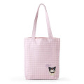 Japan Sanrio Original Tote Bag - Kuromi / Pitatto Friends Photo - 2