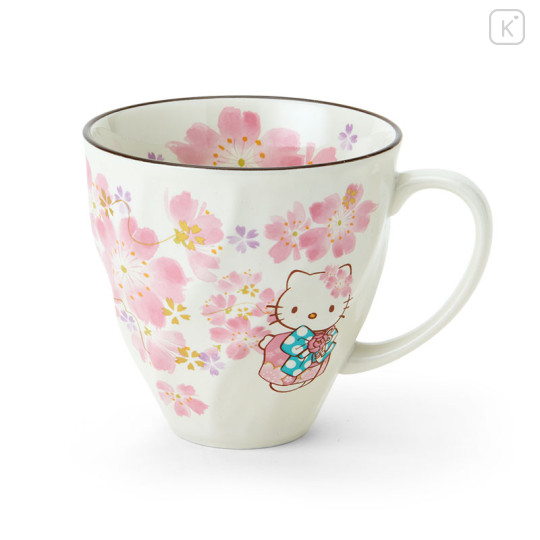 Japan Sanrio Mino Ware Mug - Hello Kitty - 1