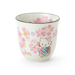 Japan Sanrio Mino Ware Teacup - Hello Kitty