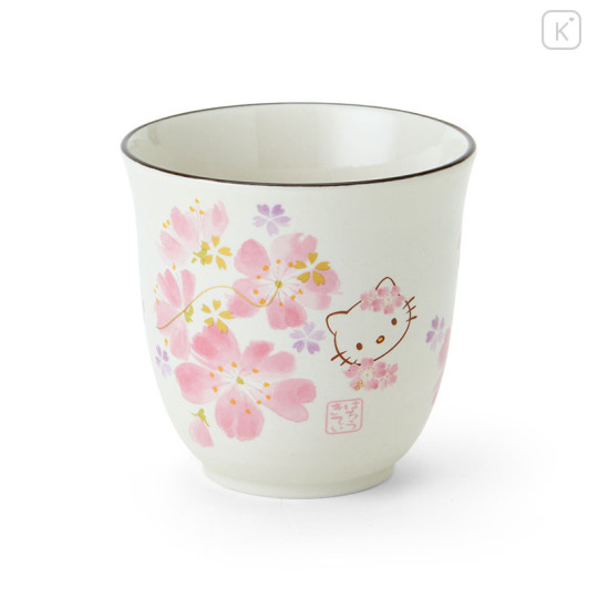 Japan Sanrio Mino Ware Teacup - Hello Kitty - 2