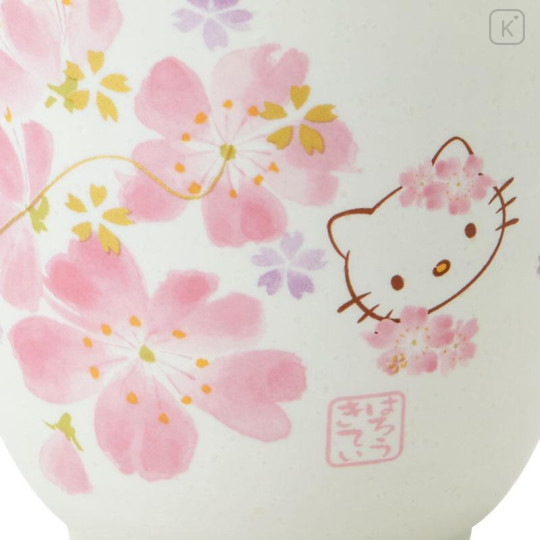 Japan Sanrio Mino Ware Teacup - Hello Kitty - 4