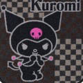 Japan Sanrio Car Mat Front Set - Kuromi - 3