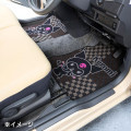 Japan Sanrio Car Mat Front Set - Kuromi - 5