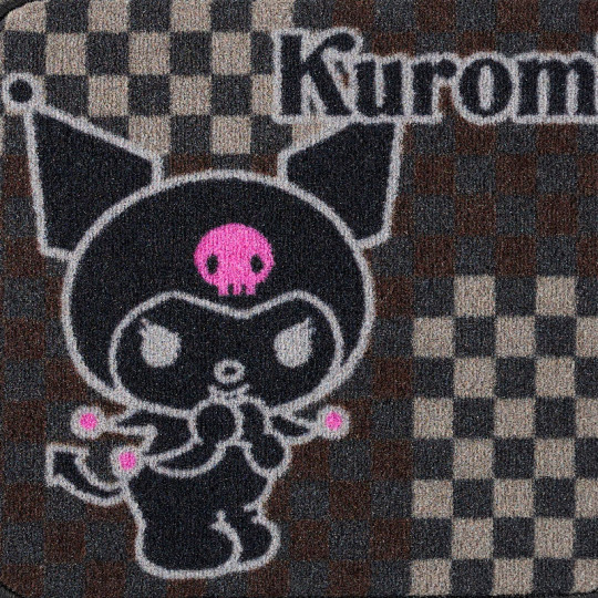 Japan Sanrio Car Mat Rear Set - Kuromi - 3