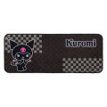 Japan Sanrio Car Mat Rear Long - Kuromi - 1