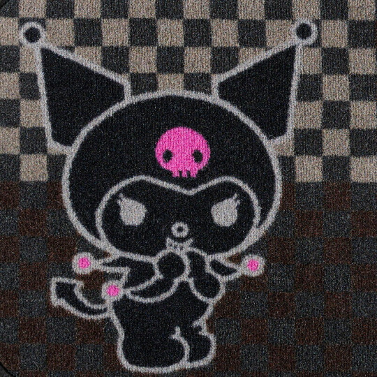 Japan Sanrio Car Mat Rear Long - Kuromi - 2