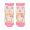 Japan Sanrio Original Fluffy Socks - Hello Kitty / Bear Pink - 1