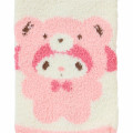 Japan Sanrio Original Fluffy Socks - My Melody / Bear - 2