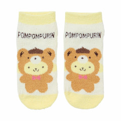 Japan Sanrio Original Fluffy Socks - Pompompurin / Bear