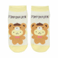 Japan Sanrio Original Fluffy Socks - Pompompurin / Bear - 1